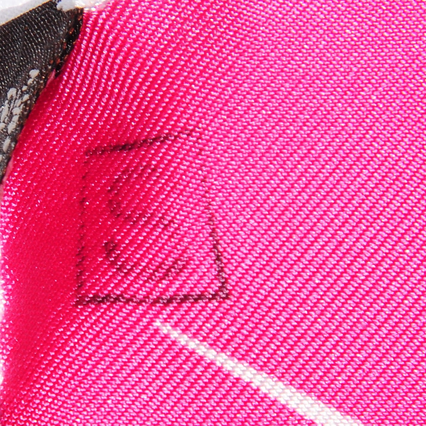Silk Magic Kelly Scarf 90 Rose Indien Vieux Rose Blanc