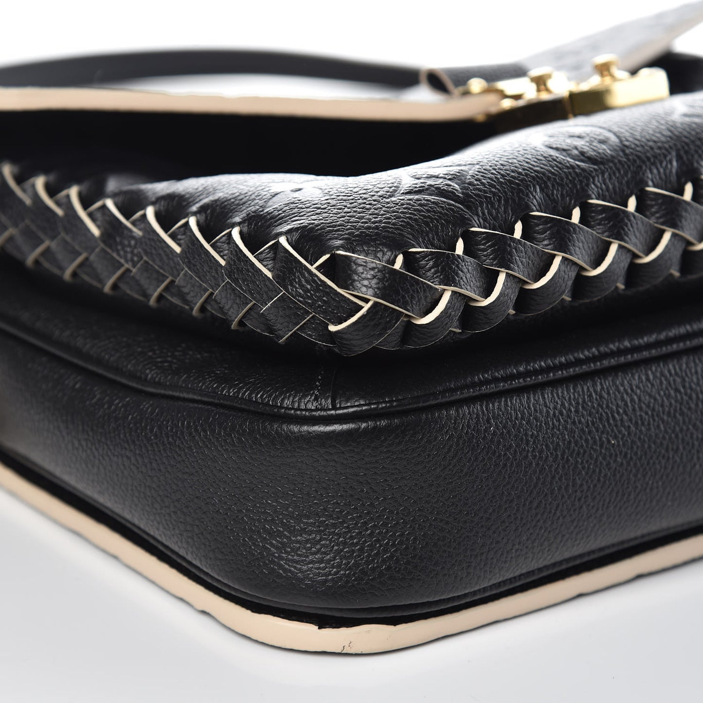 Empreinte Braided Pochette Metis Black