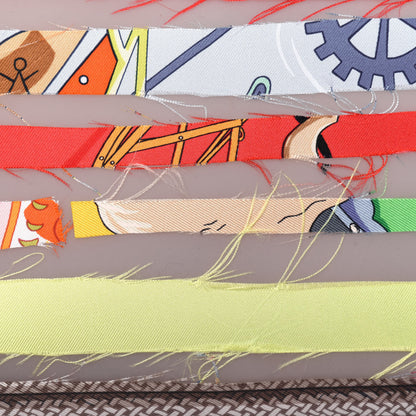 Hermes Rubber Silk Louvre Musuem Tote Multicolor 14 of 20