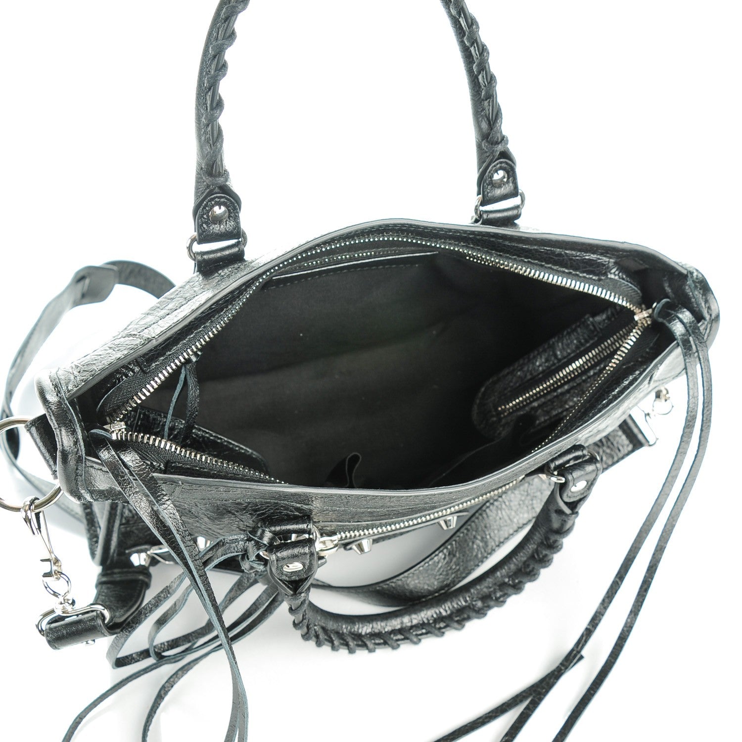 Balenciaga Agneau Classic Silver Hardware S City Black 6 of 8