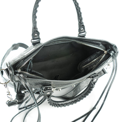 Balenciaga Agneau Classic Silver Hardware S City Black 6 of 8