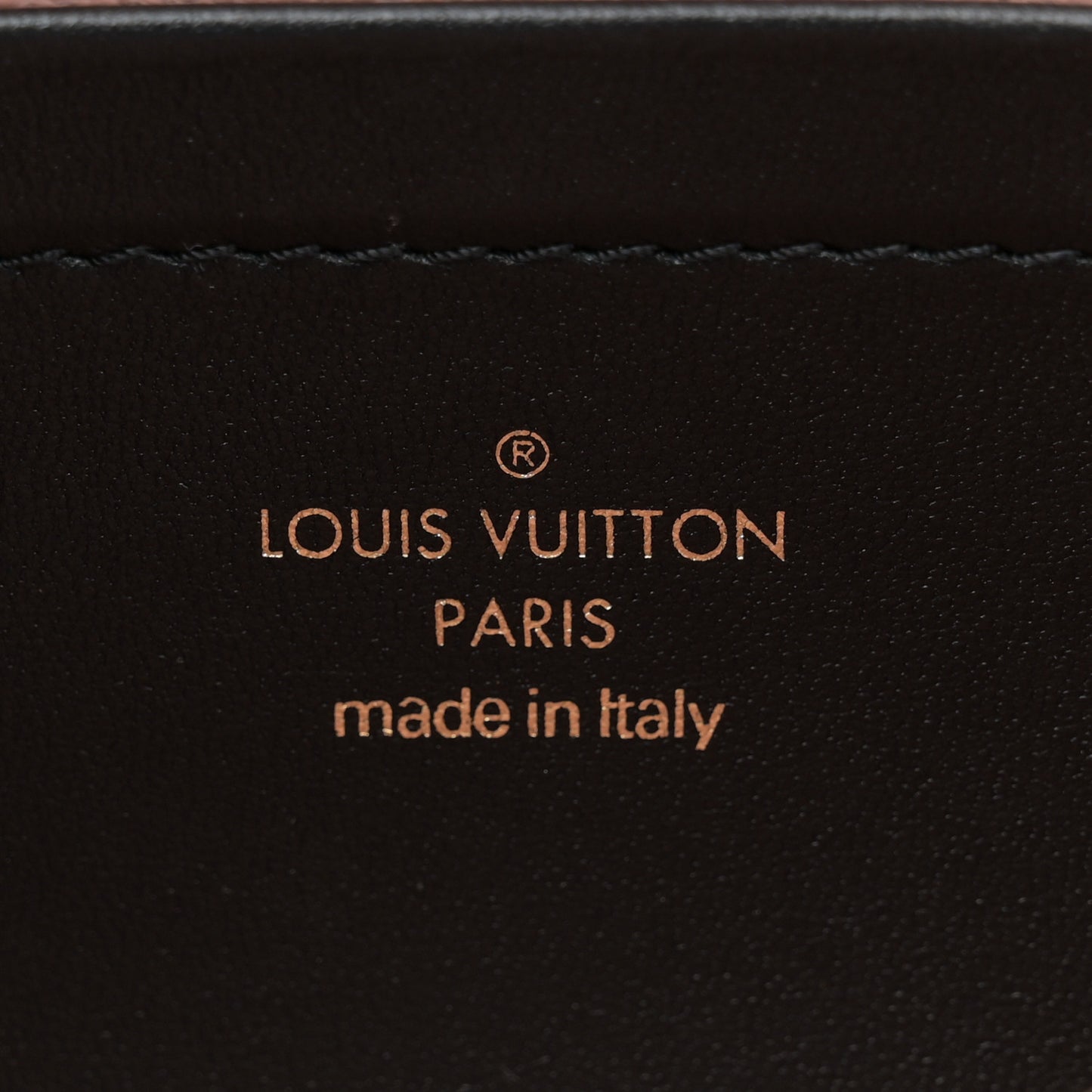 Lambskin Embossed Monogram Pochette Coussin Black