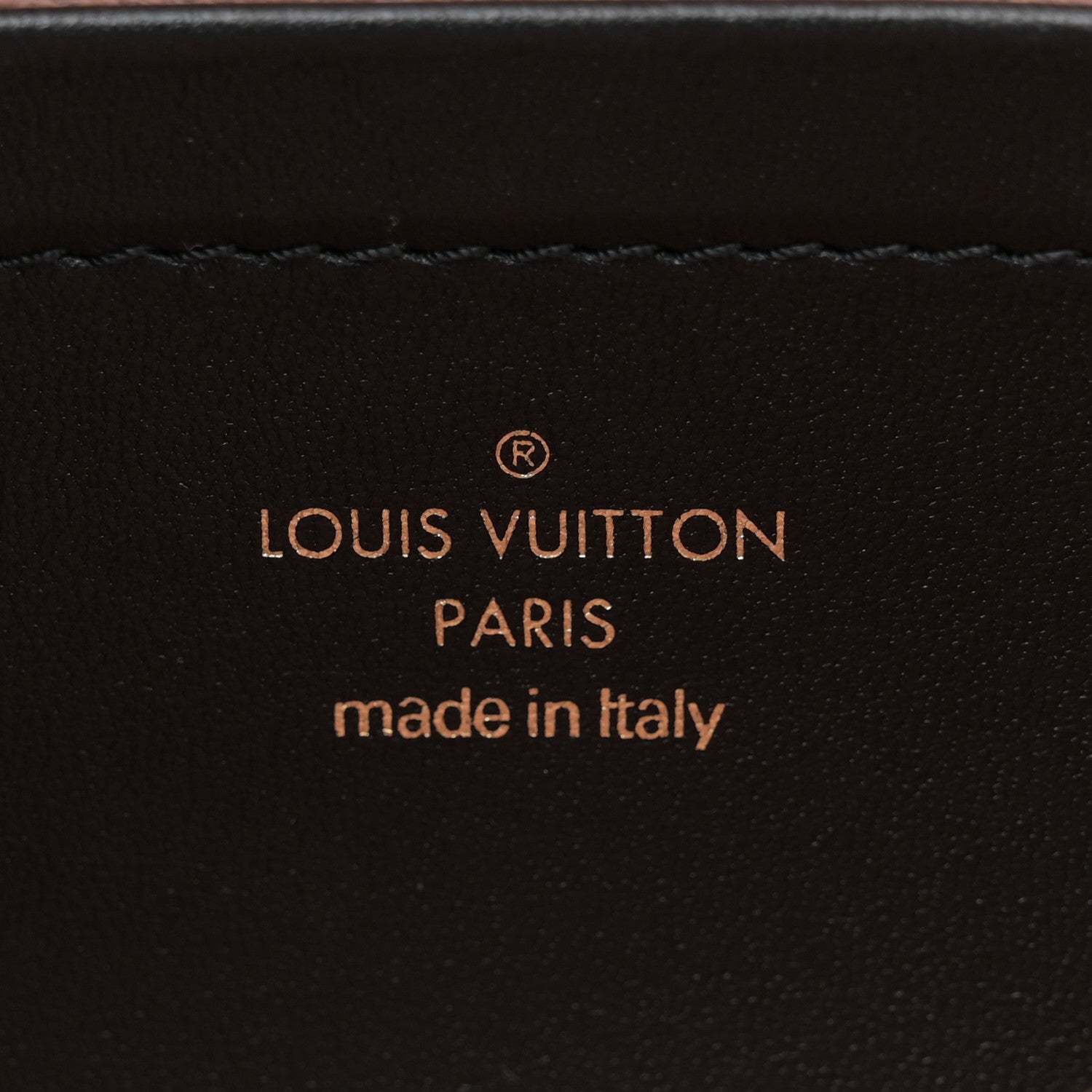 Louis Vuitton Lambskin Embossed Monogram Pochette Coussin Black 6 of 13