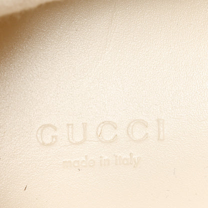 Gucci Calfskin GG Supreme Crystals Web Screener Sneakers 40 Beige Ebony Wild Rose 7 of 8