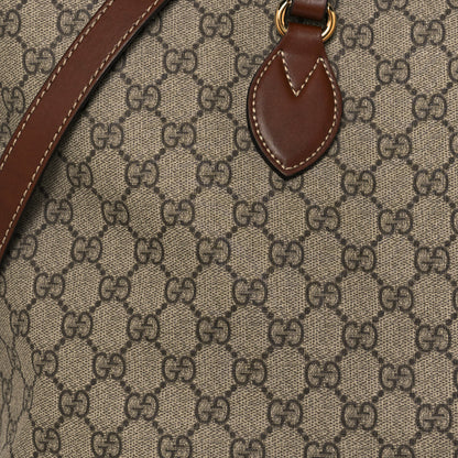 Gucci Soft GG Supreme Monogram Medium Crossbody Tote Beige Cuir 8 of 14