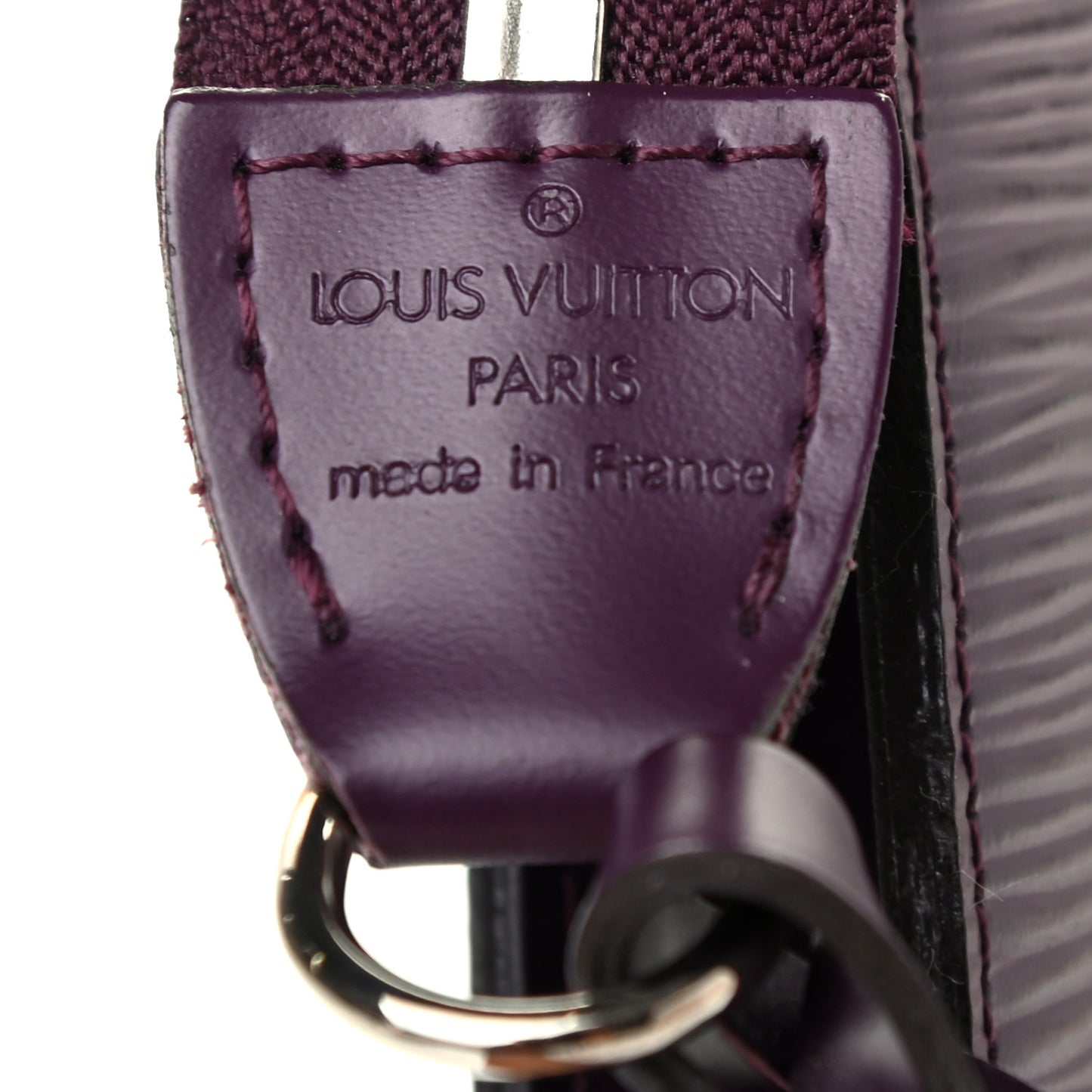 Epi Pochette Accessories 24 Cassis