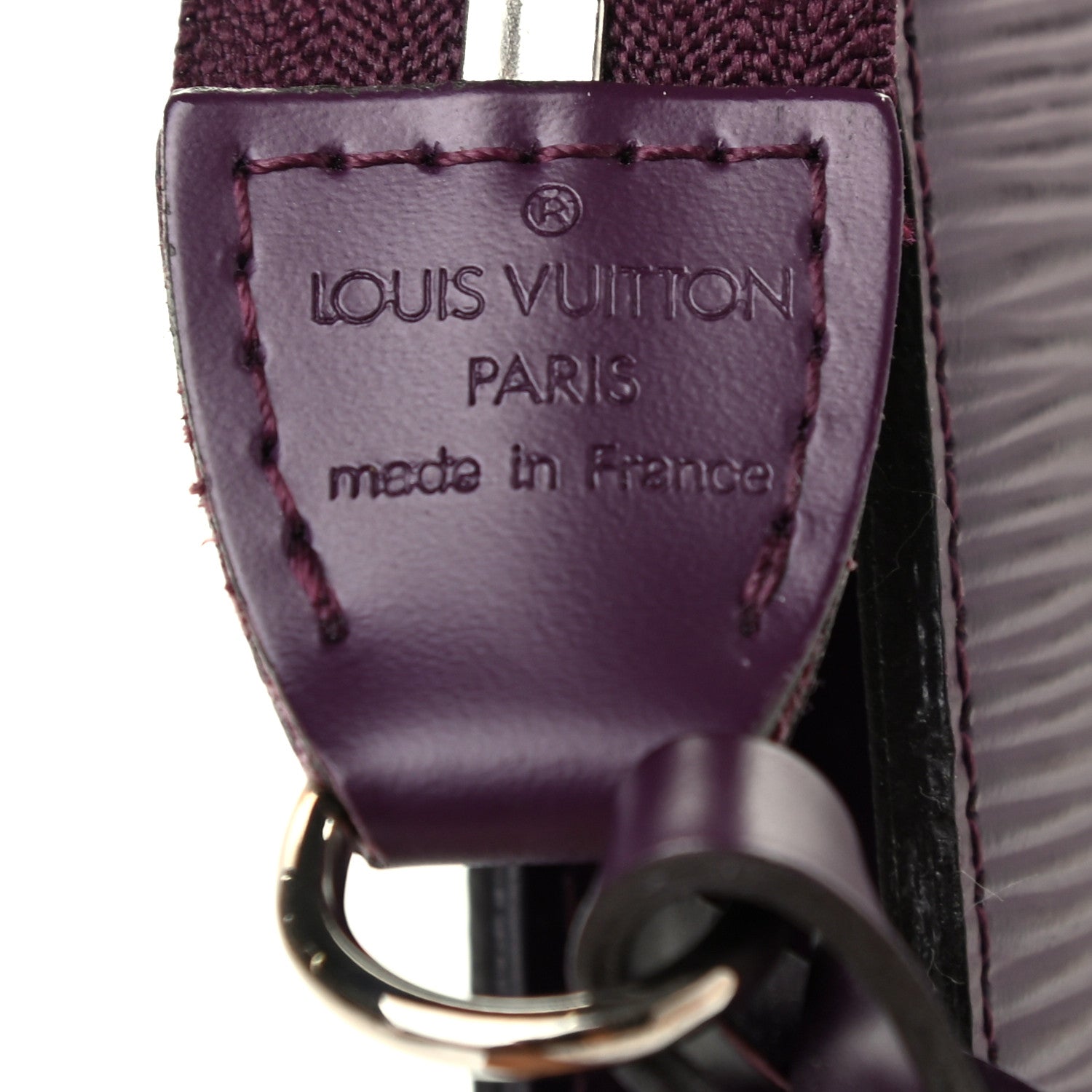 Louis Vuitton Epi Pochette Accessories 24 Cassis 6 of 9