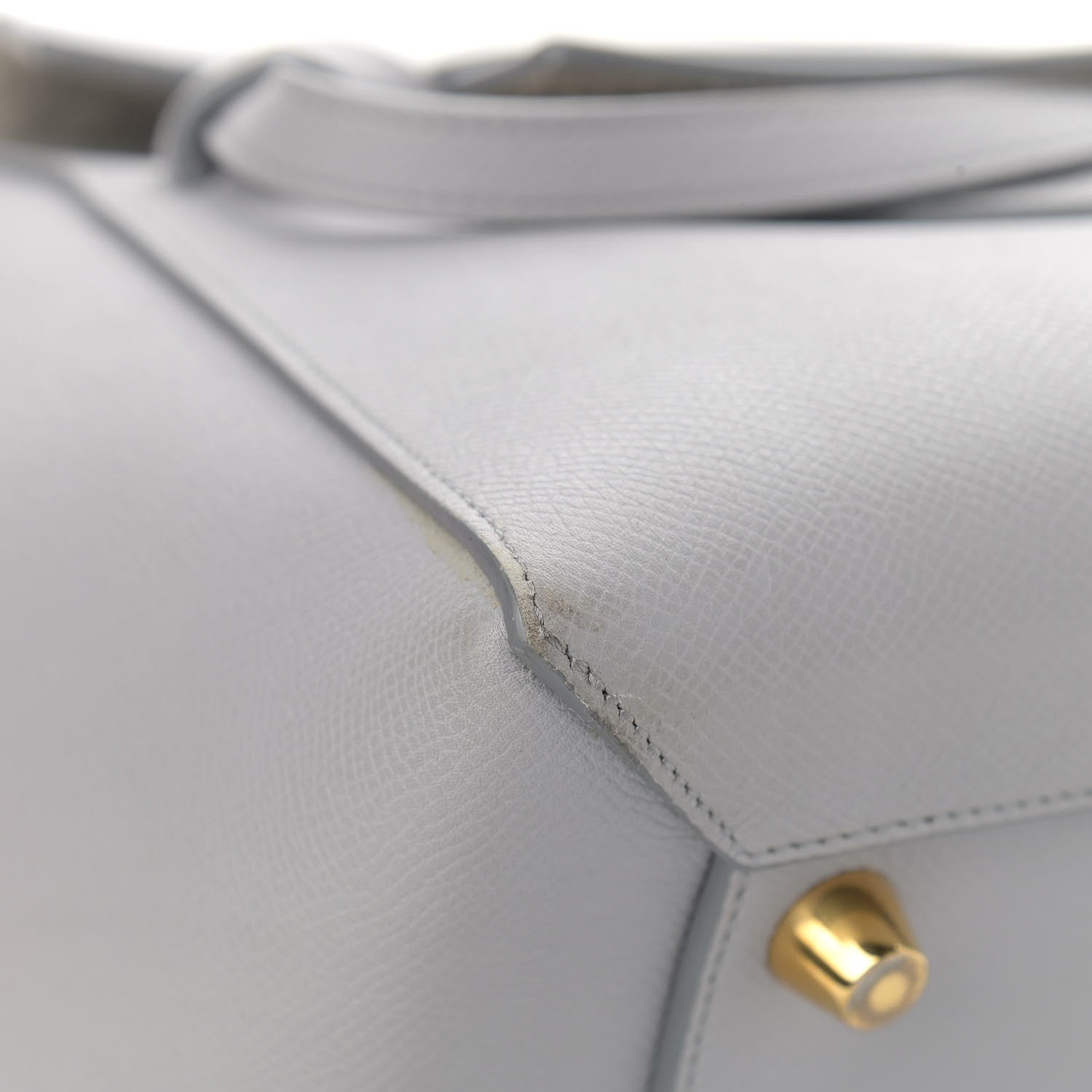 Celine Grained Calfskin Micro Belt Bag Cloud 7 of 21