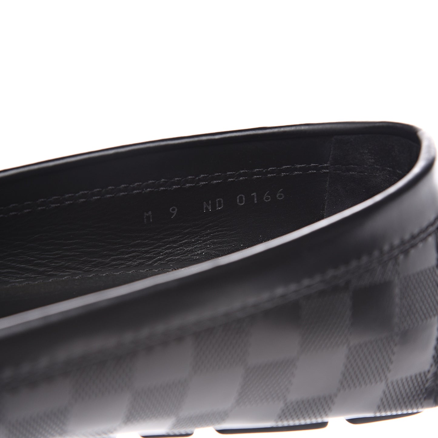 Damier Shade Car Loafer 9 Black