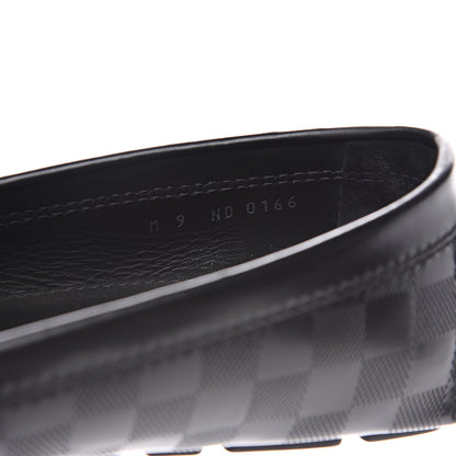 Louis Vuitton Damier Shade Car Loafer 9 Black 9 of 10
