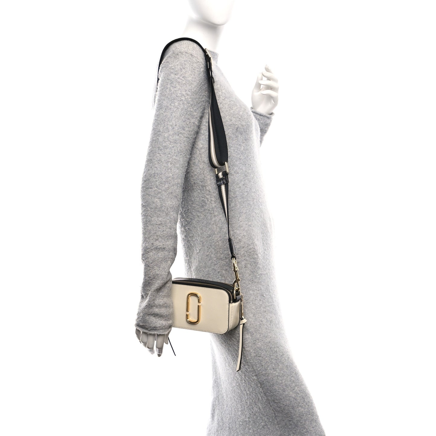 Saffiano Small Snapshot Camera Bag New Cloud White Multicolor