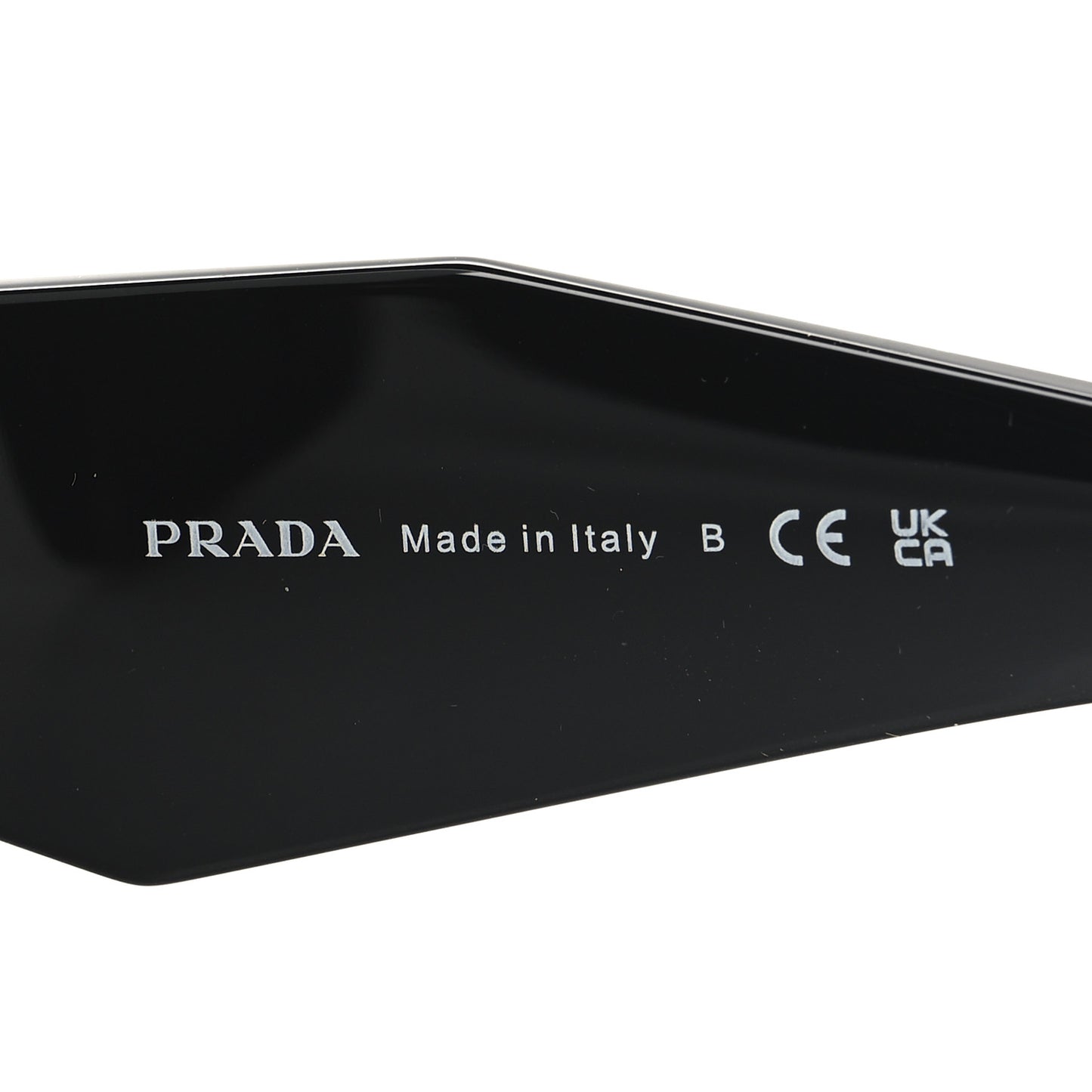 Acetate Symbole Sunglasses SPR 17W Black