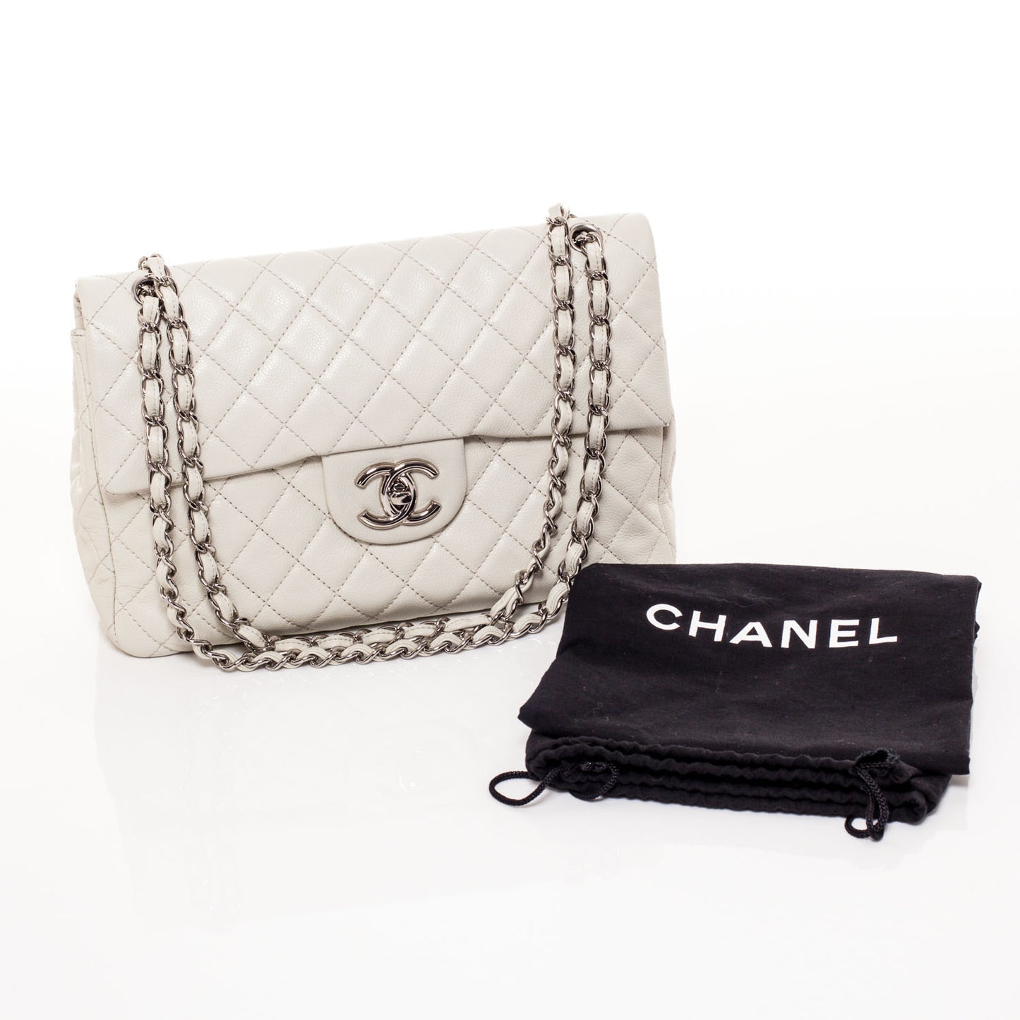 Washed Caviar Maxi Flap