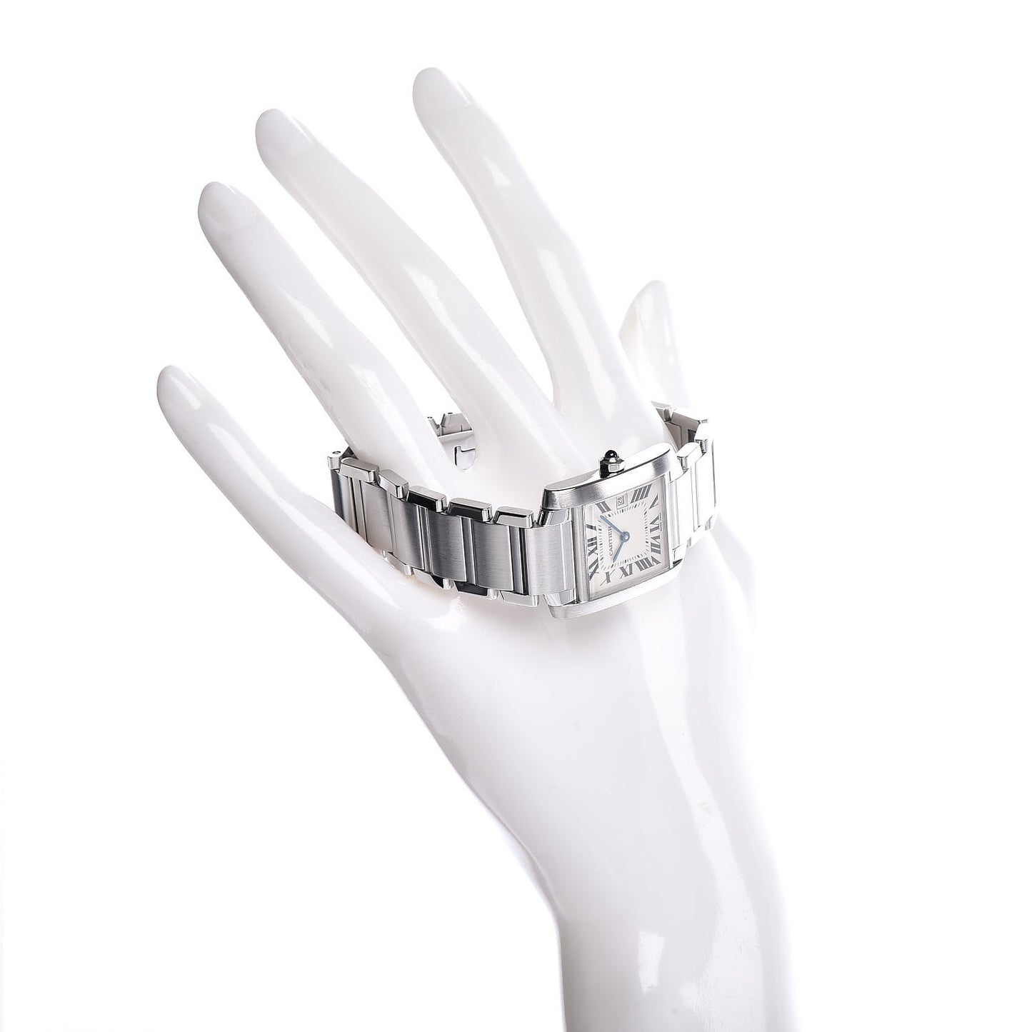 Stainless Steel 25mm Tank Francaise Quartz Watch