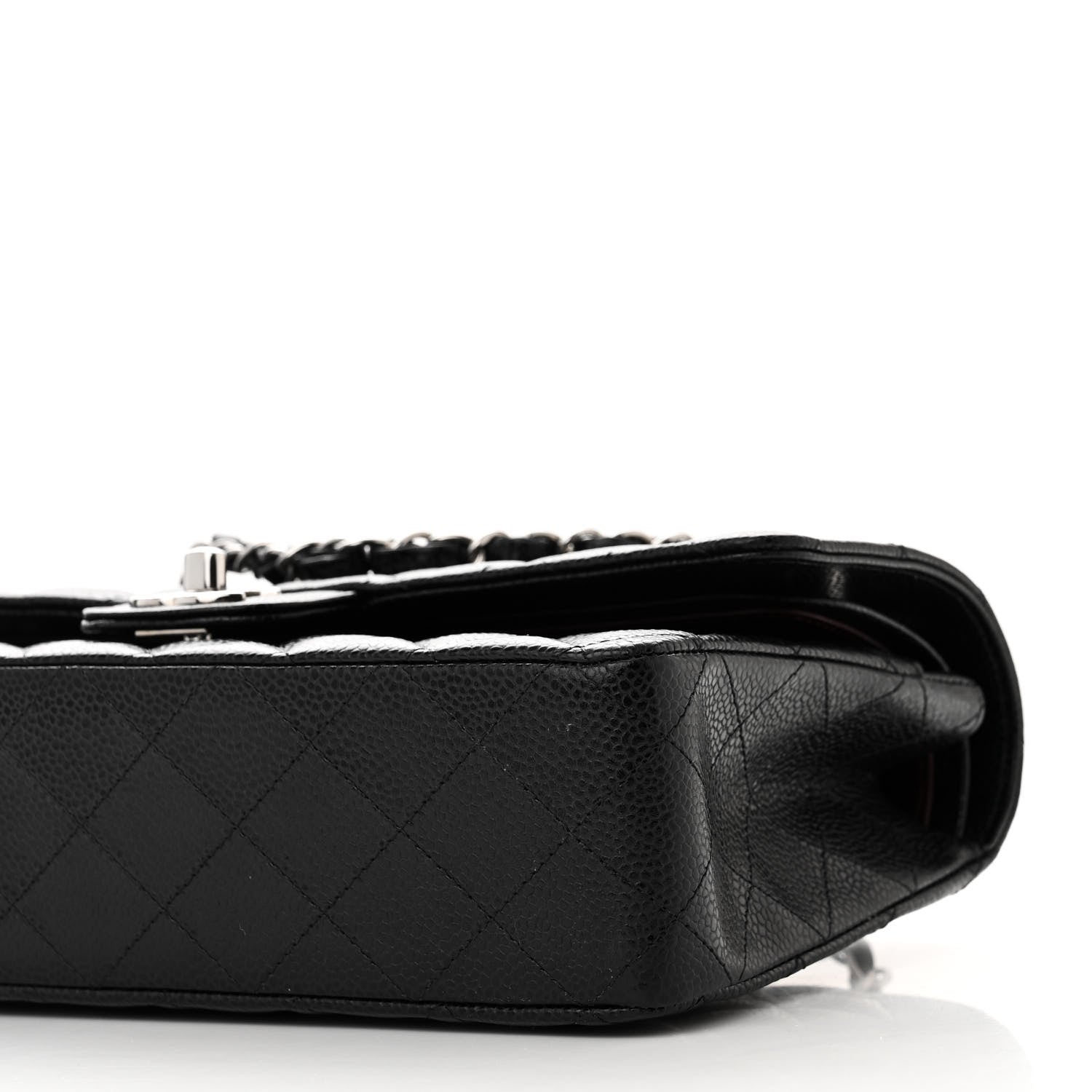 Chanel Caviar Quilted Medium Double Flap Black 10 of 10