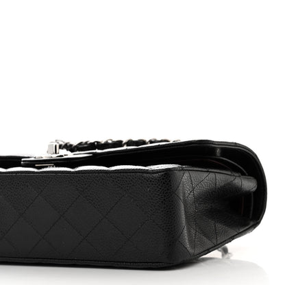 Chanel Caviar Quilted Medium Double Flap Black 10 of 10