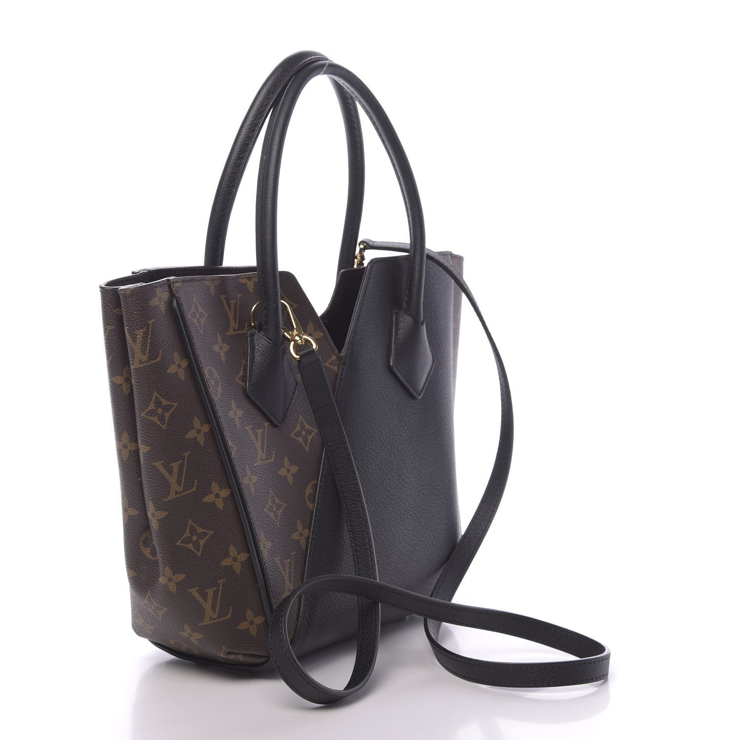 Calfskin Monogram Kimono Tote PM Black