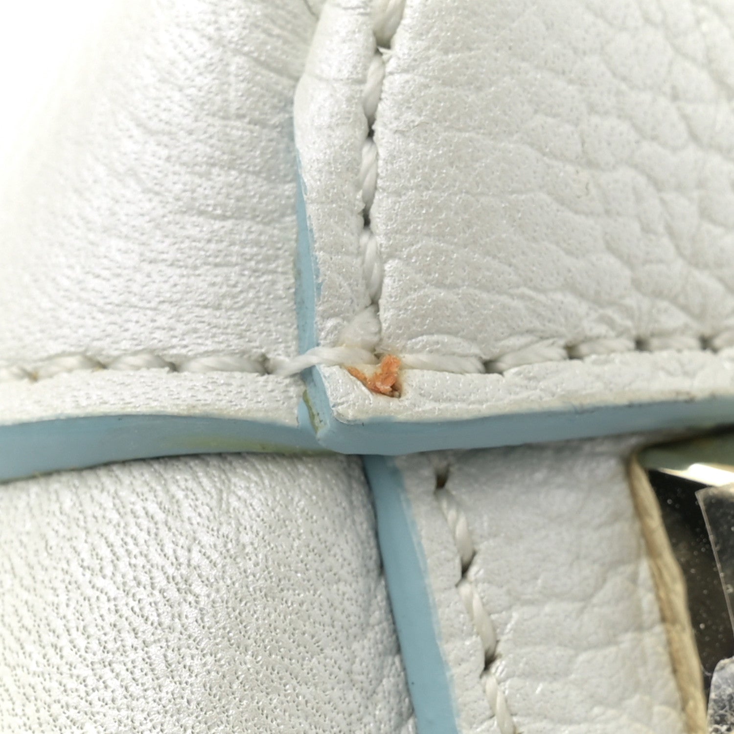 MCM Grained Calfskin Medium Milla Tote White Flake 12 of 12