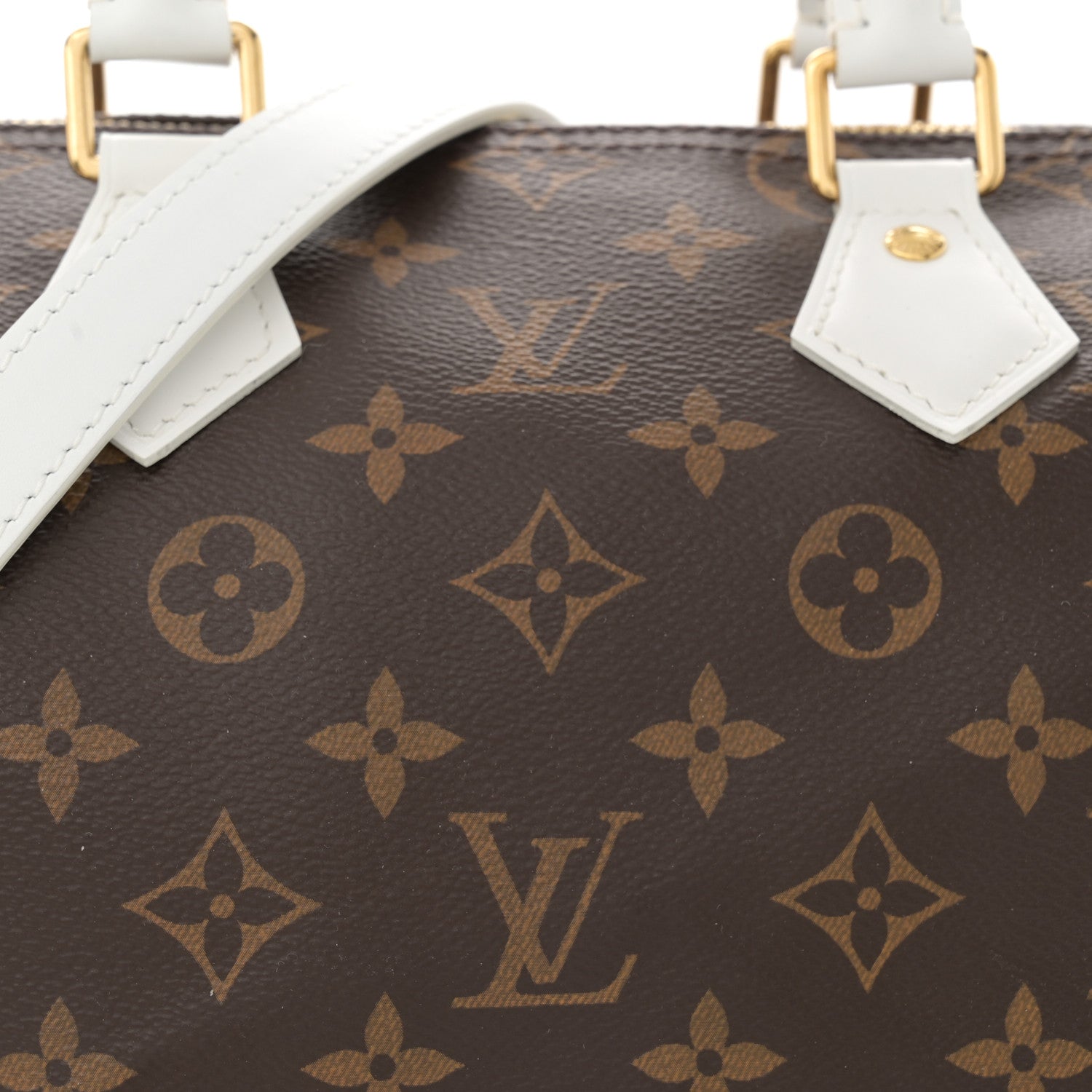 Louis Vuitton Monogram LV Match Speedy Bandouliere 25 White 7 of 11