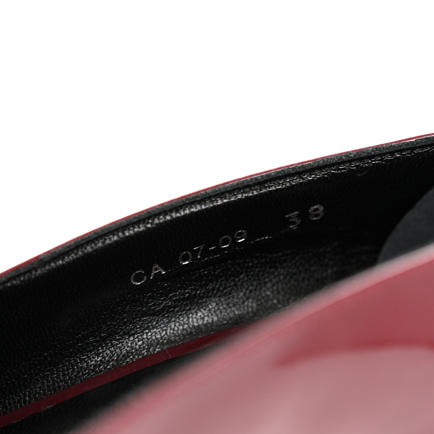 Christian Dior Patent D Glam Pumps 38 Rouge Fonce 9 of 12