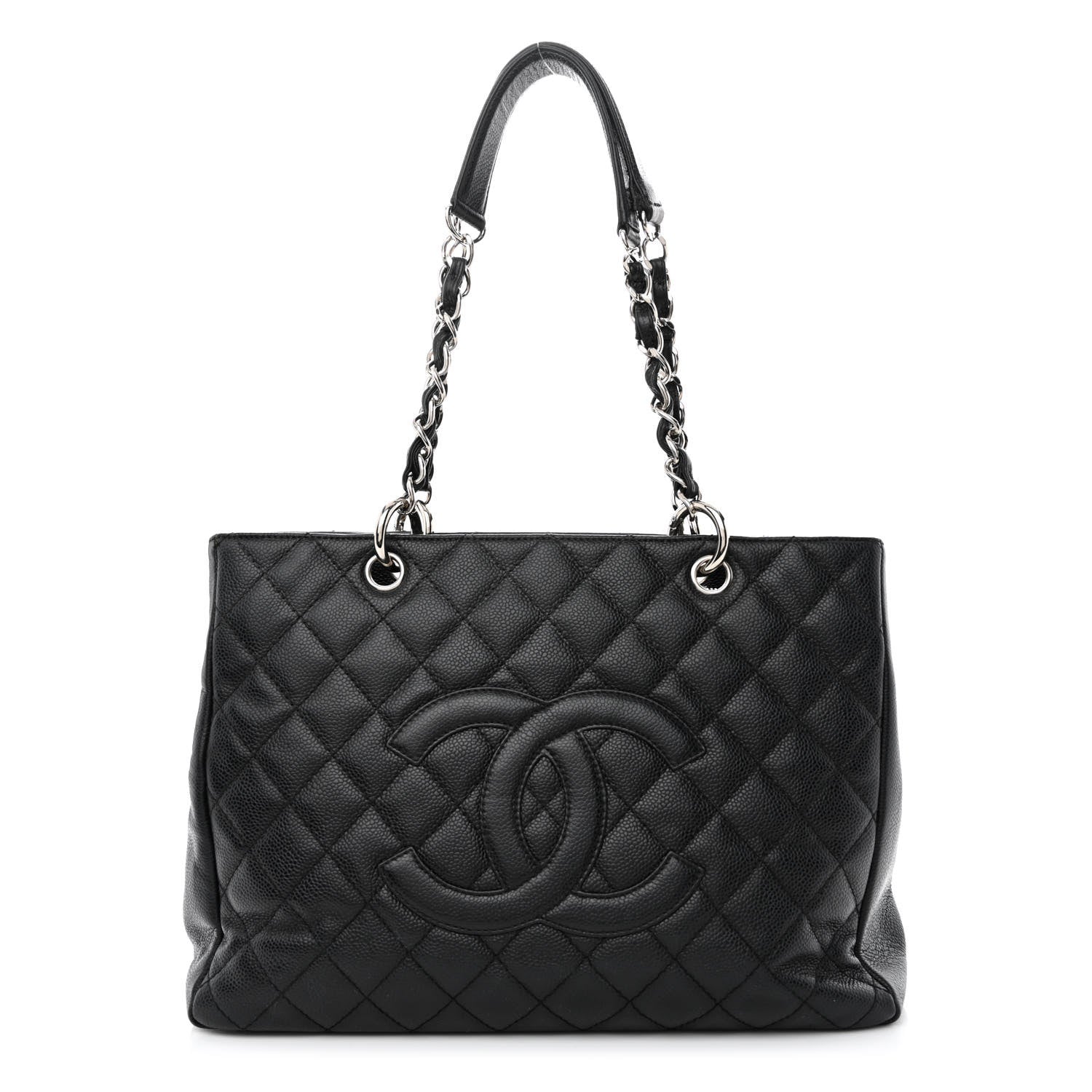 Chanel Caviar Quilted Grand Shopping Tote GST Black 1 of 14