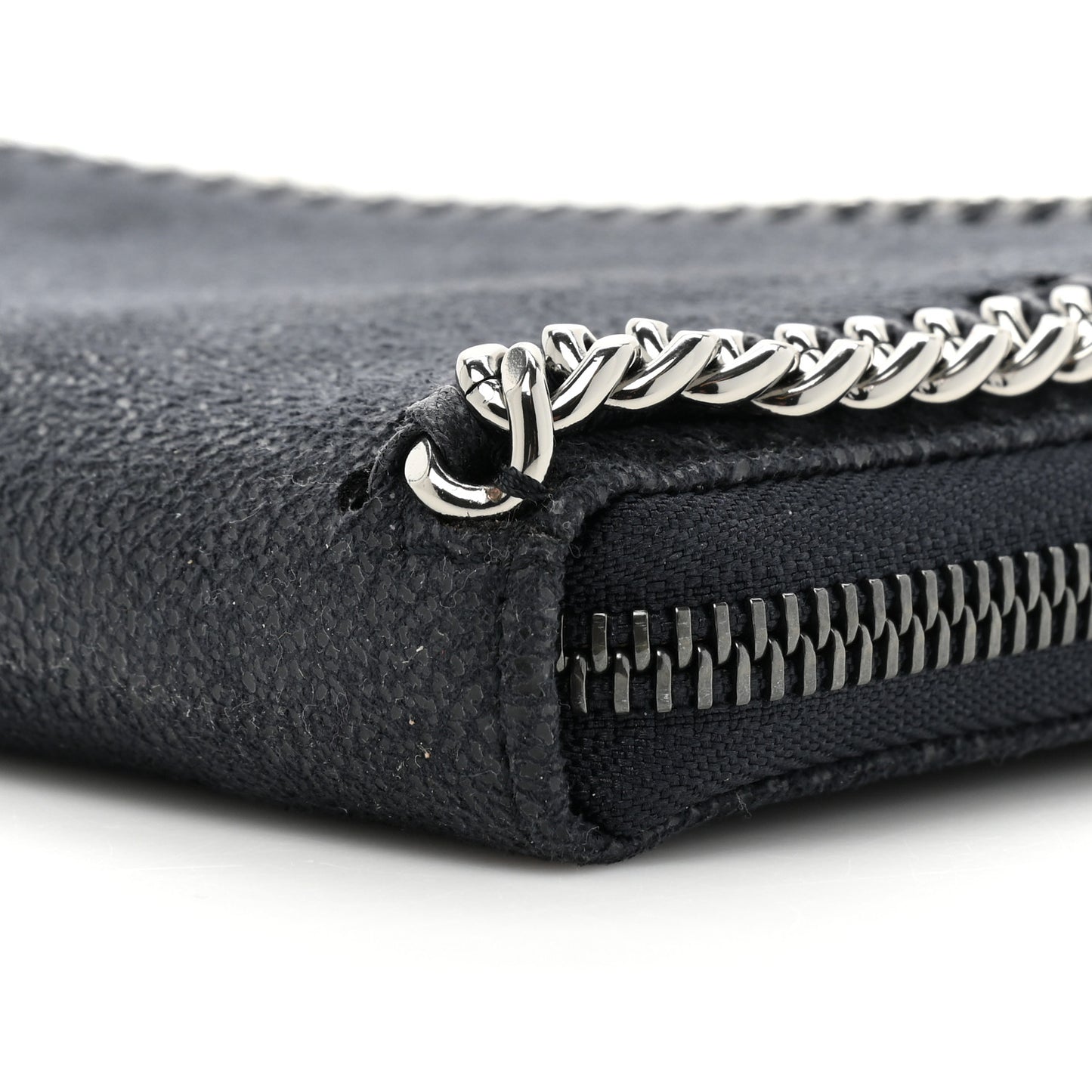 Shaggy Deer Falabella Zip Around Wallet Navy