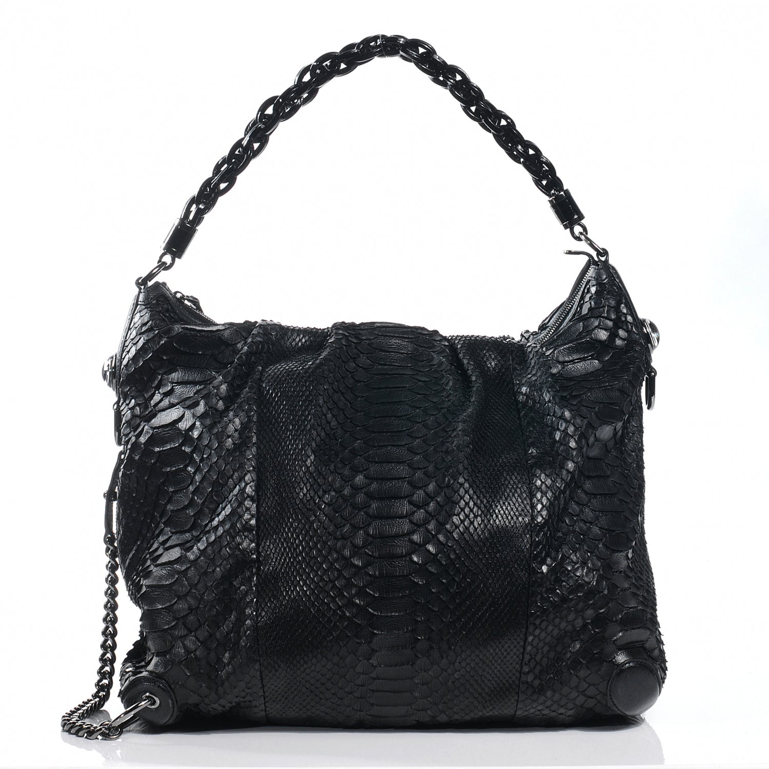 Gucci Python Large Galaxy Hobo Black 1 of 9