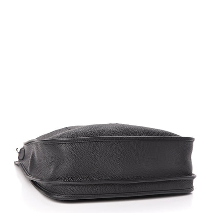 Hermes Taurillon Clemence Evelyne III GM Black 4 of 10