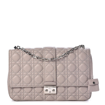 Christian Dior Lambskin Cannage Large Miss Dior Flap Grey 1 of 9