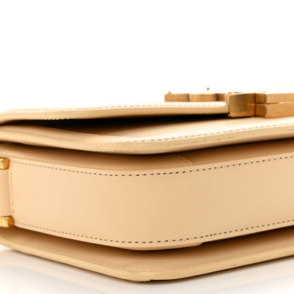 Saint Laurent Smooth Calfskin Small Solferino Satchel Ivory Natural 8 of 11
