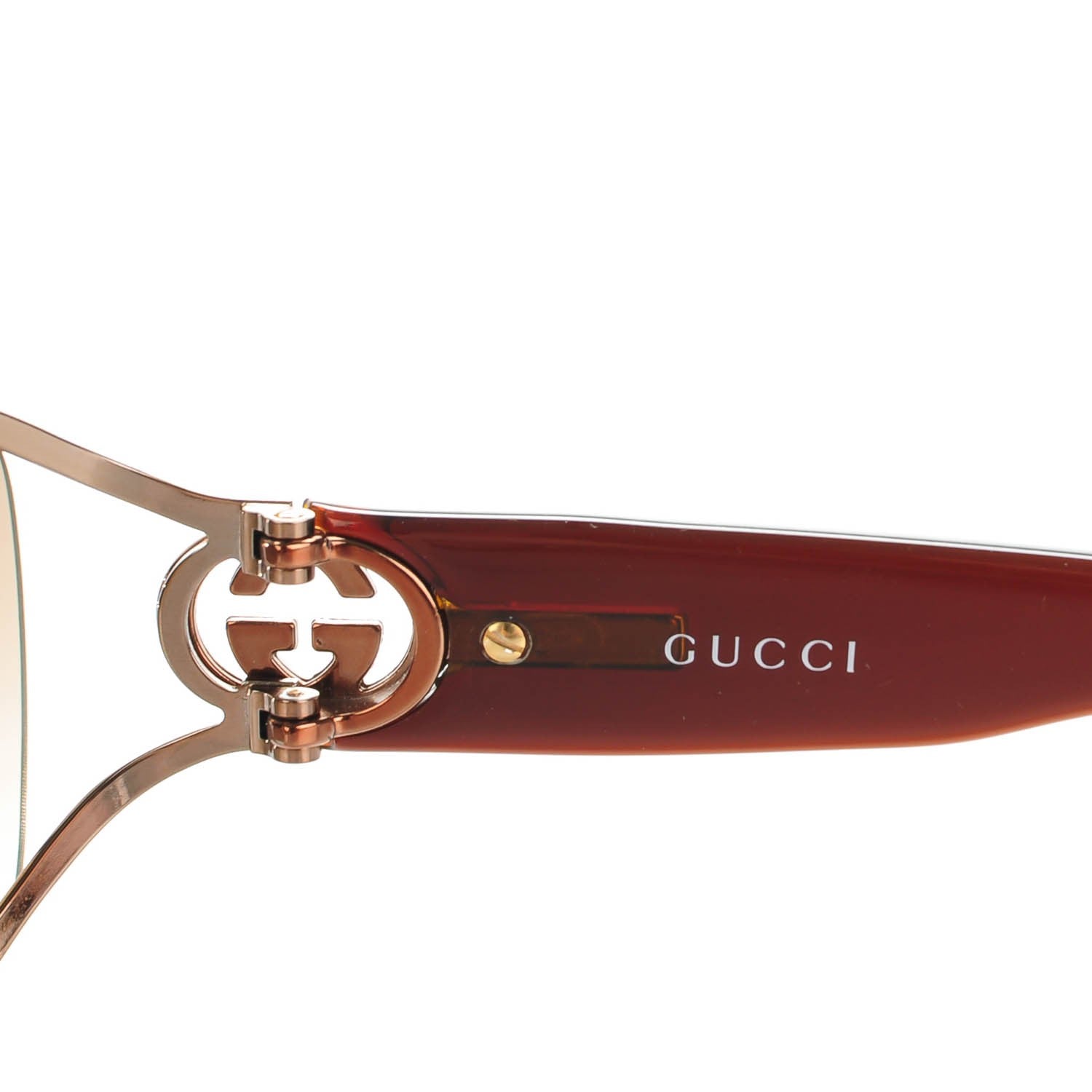 Gucci Crystal GG Sunglasses 2820 Brown 5 of 6