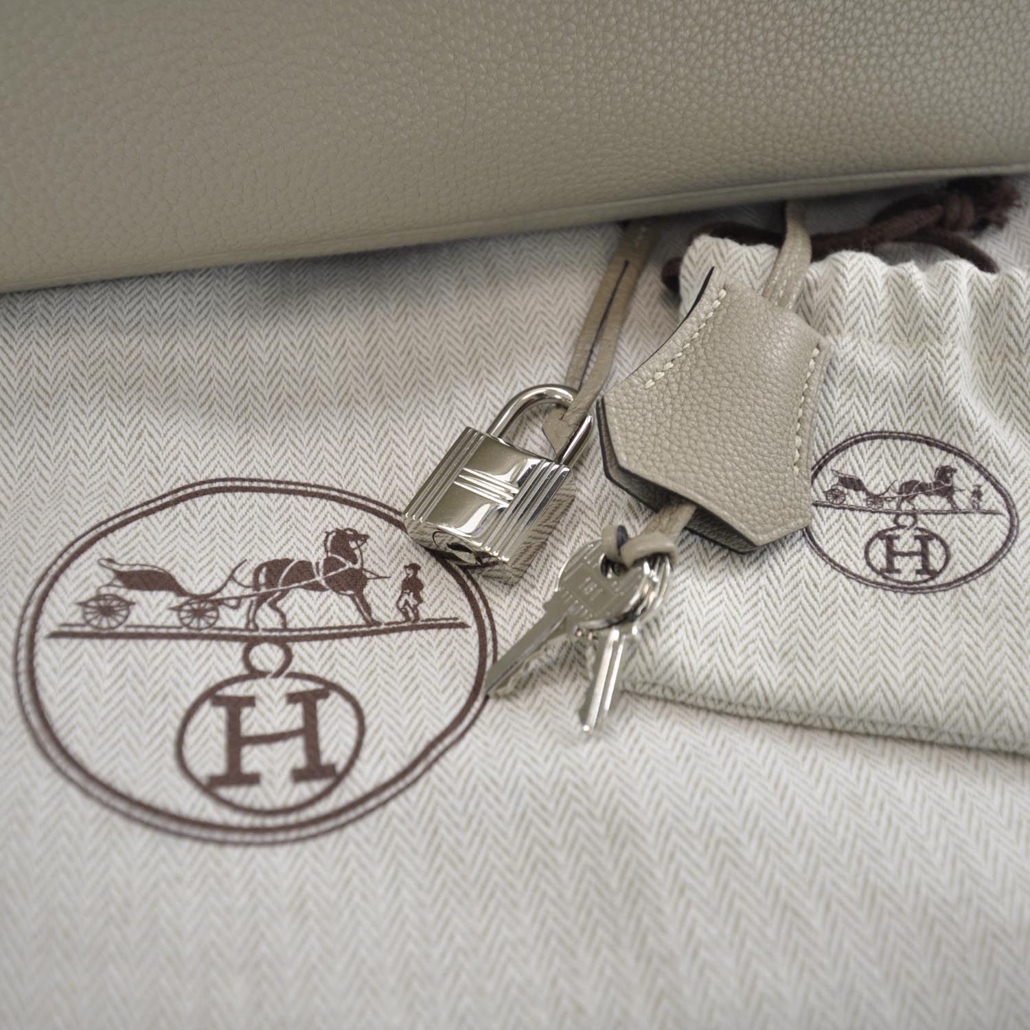 Hermes Togo Birkin 35 Gris Tourterelle 4 of 11