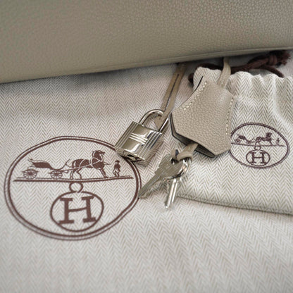 Hermes Togo Birkin 35 Gris Tourterelle 4 of 11