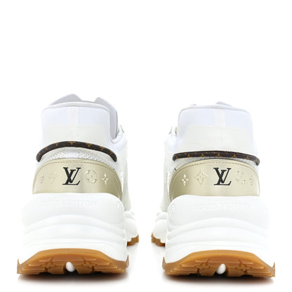 Louis Vuitton Monogram Calfskin Run 55 Sneakers 40.5 White 4 of 9