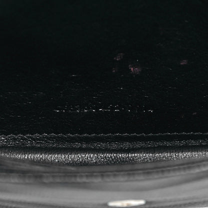 Saint Laurent Grain De Poudre Matelasse Chevron Monogram Chain Wallet Black 7 of 13