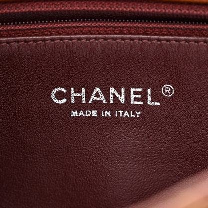 Chanel Washed Lambskin Studded Metal Beauty Flap Brown 6 of 10
