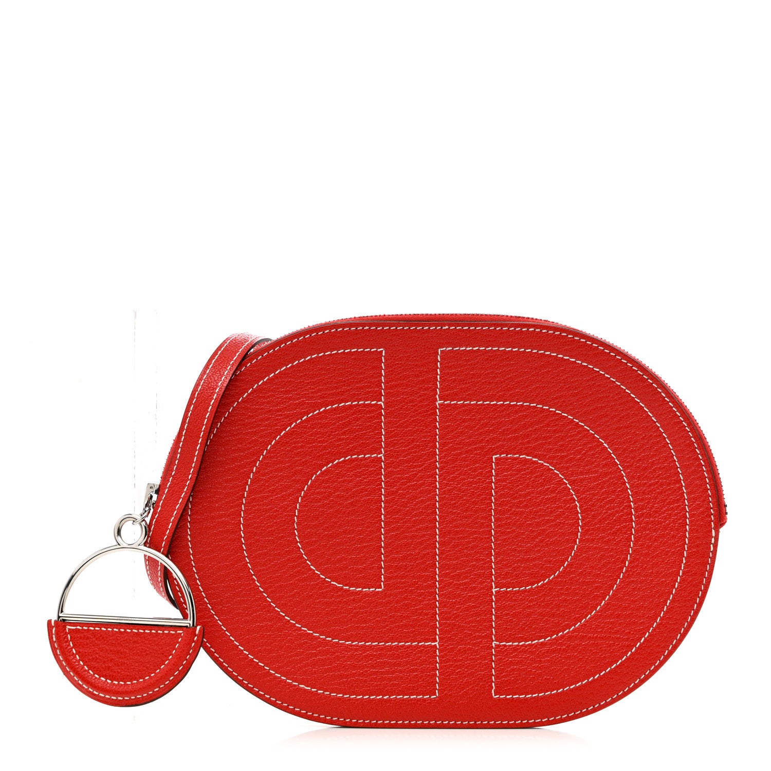 Hermes Chevre Mysore In-The-Loop-To-Go Pouch Rouge Piment 1 of 7