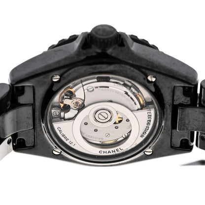 Chanel Stainless Steel Ceramic 38mm J12 Wanted de Chanel Automatic Watch Black 4 of 4