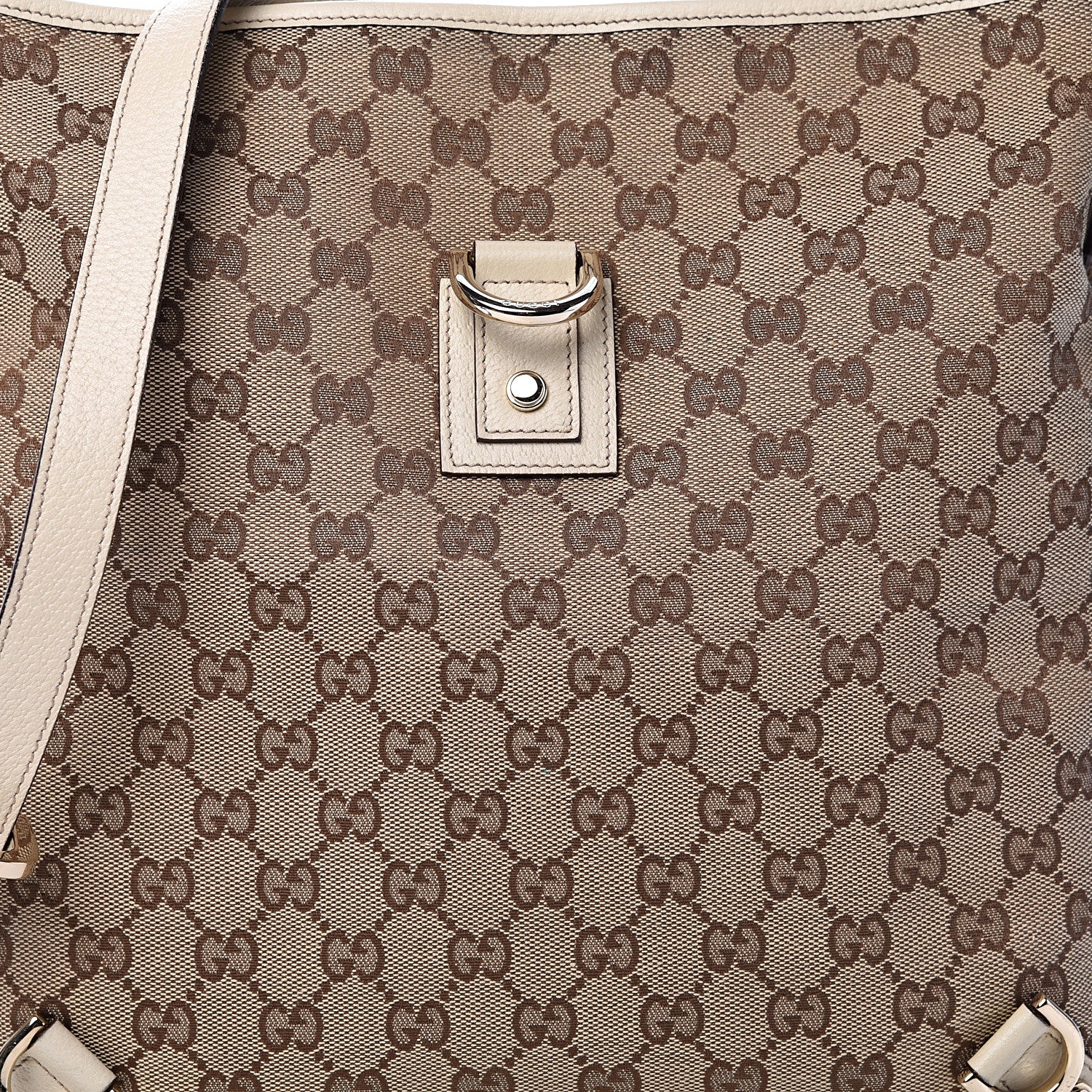 Gucci Monogram Abbey Messenger Bag Off White 7 of 11