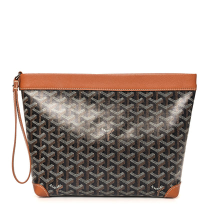 Goyard Goyardine Conti Pouch Black Gold 1 of 6
