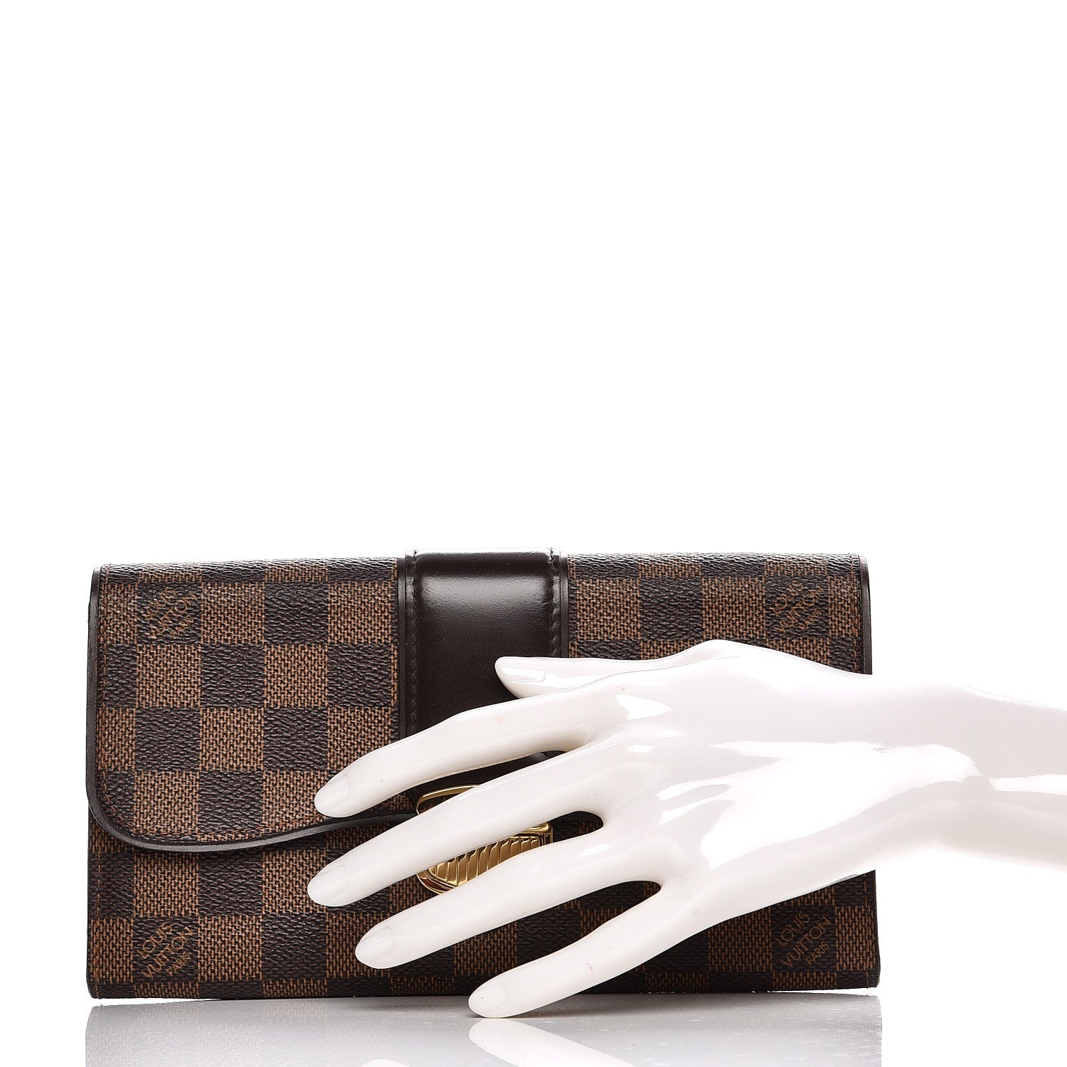 Louis Vuitton Damier Ebene Sistina Wallet 2 of 6