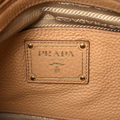 Prada Vitello Daino Side Pocket Tote Caramel 12 of 13
