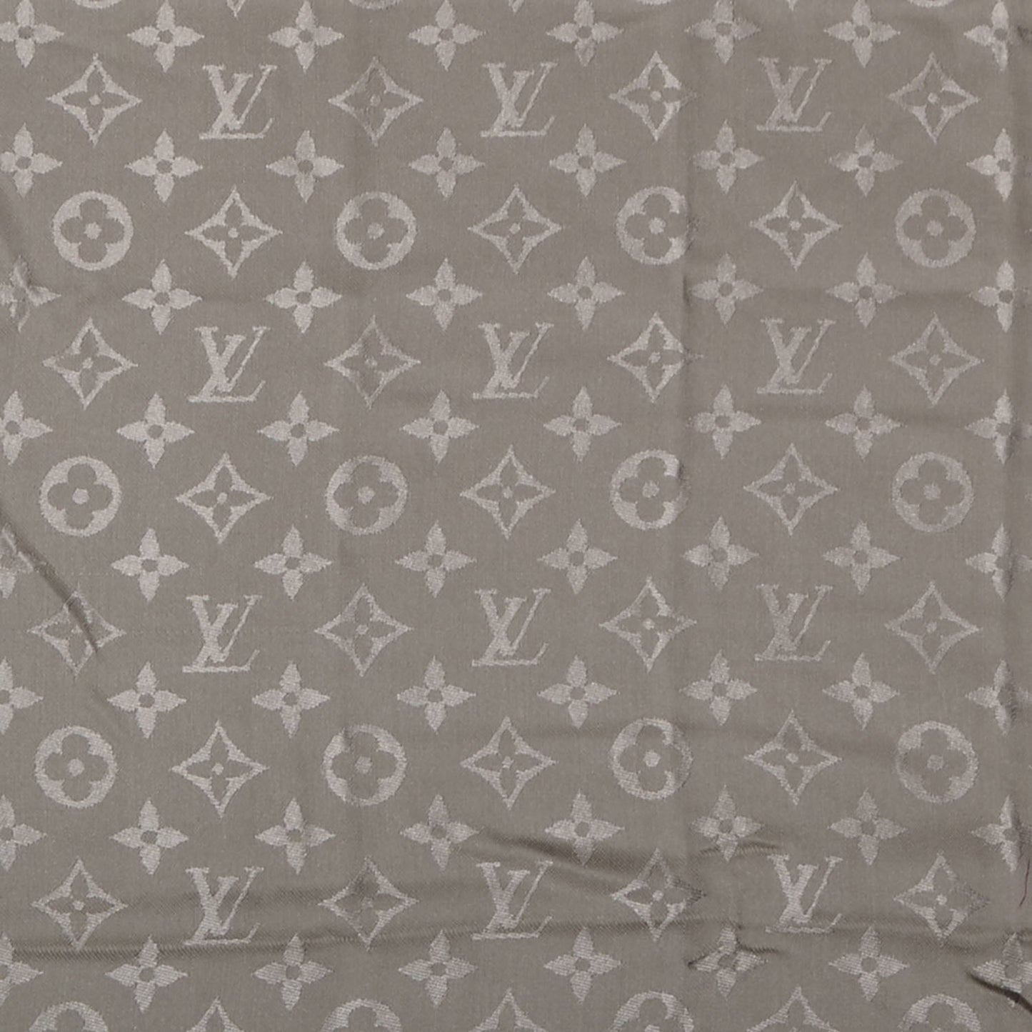 Silk Wool Monogram Shawl Verone