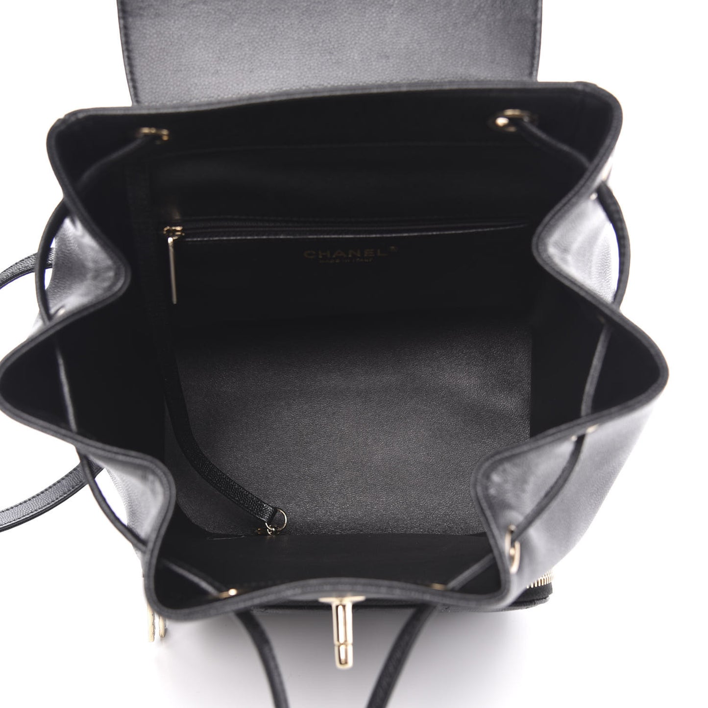 Caviar Quilted Business Affinity Backpack Black