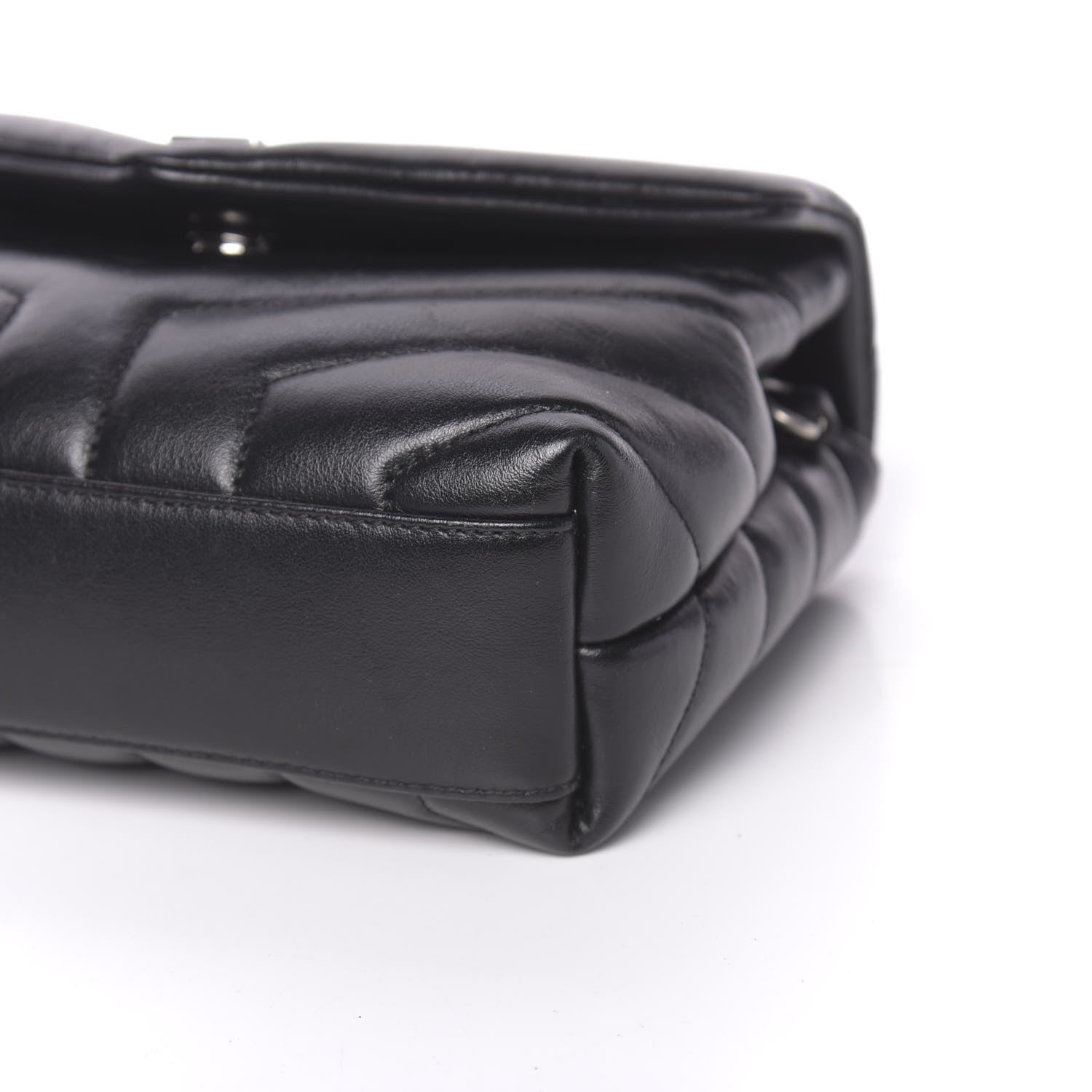 Saint Laurent Calfskin Y Quilted Monogram Toy Loulou Crossbody Bag 8 of 9