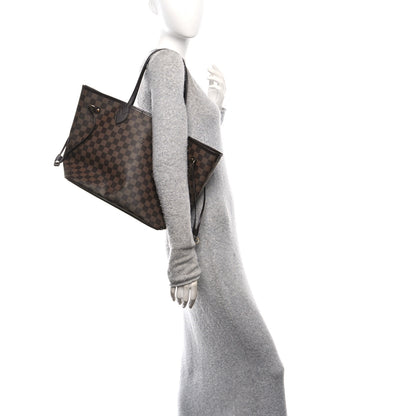 Louis Vuitton Damier Ebene Neo Neverfull MM Rose Ballerine 2 of 11