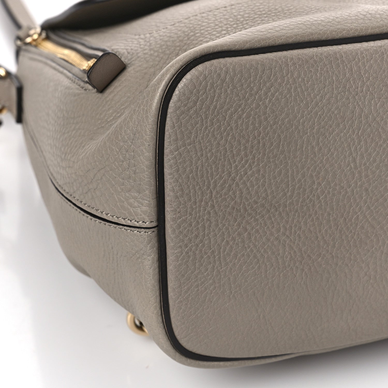 Chloe Suede Calfskin Medium Faye Backpack Motty Grey 7 of 8