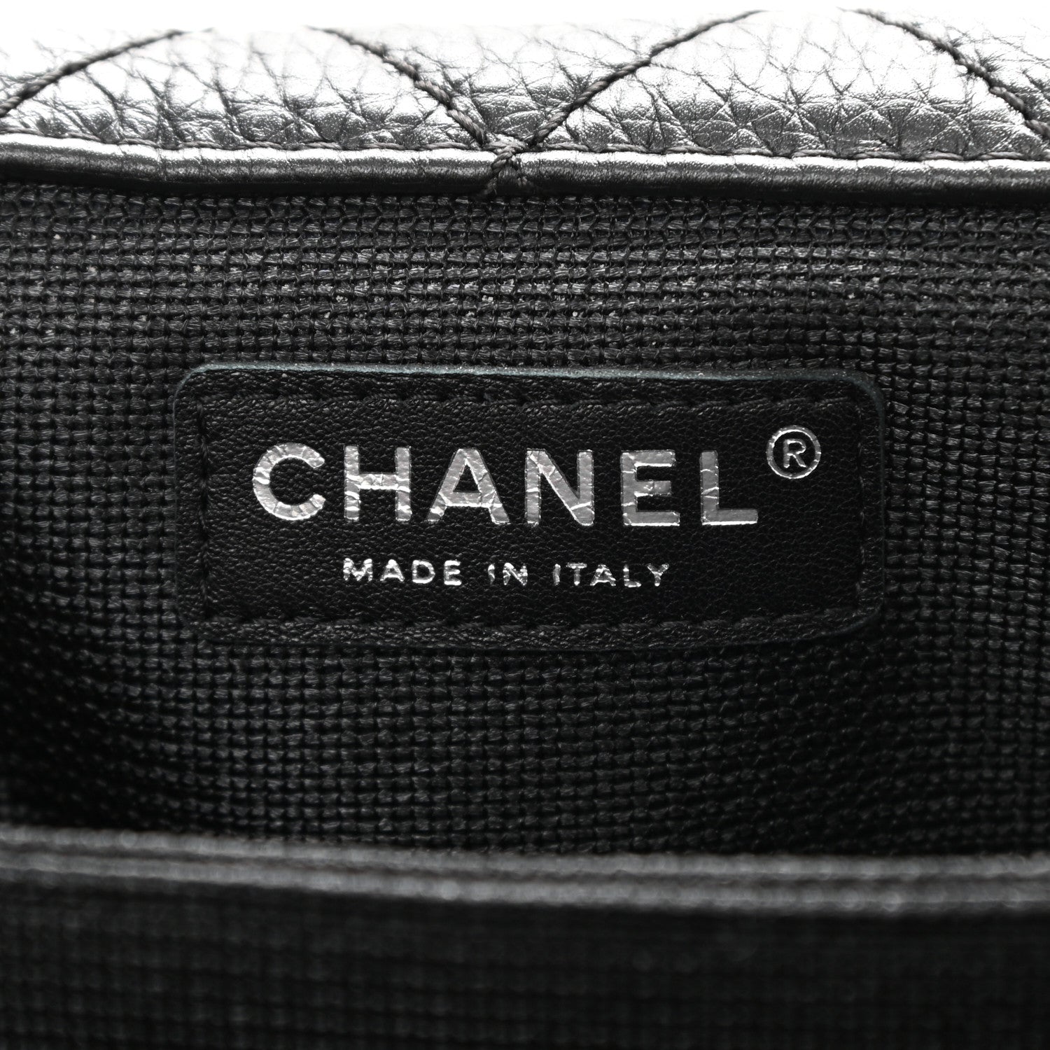 Chanel Calfskin Quilted XXL Travel Flap Bag Black 6 of 10