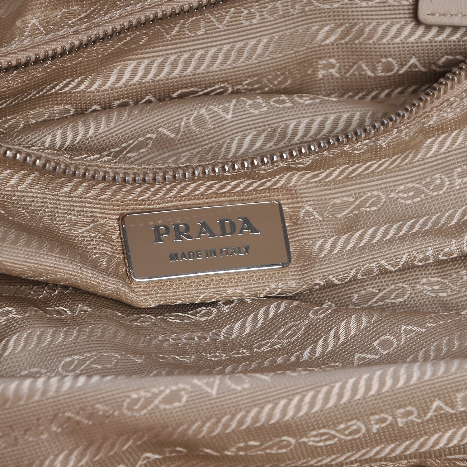 Prada Vitello Bauletto Talco 6 of 28