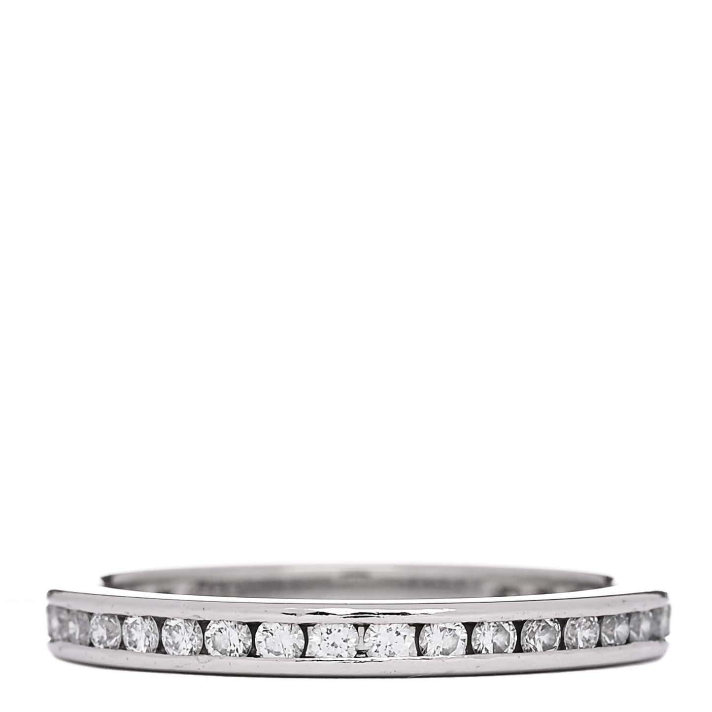 Platinum Diamond .50ctw 2mm Eternity Band Ring 53/6.5